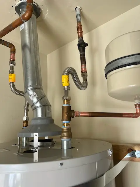 Water heater installation and plumbing repair in Seaside